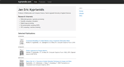 Desktop Screenshot of kyprianidis.com